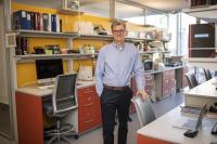 Simon John in his lab